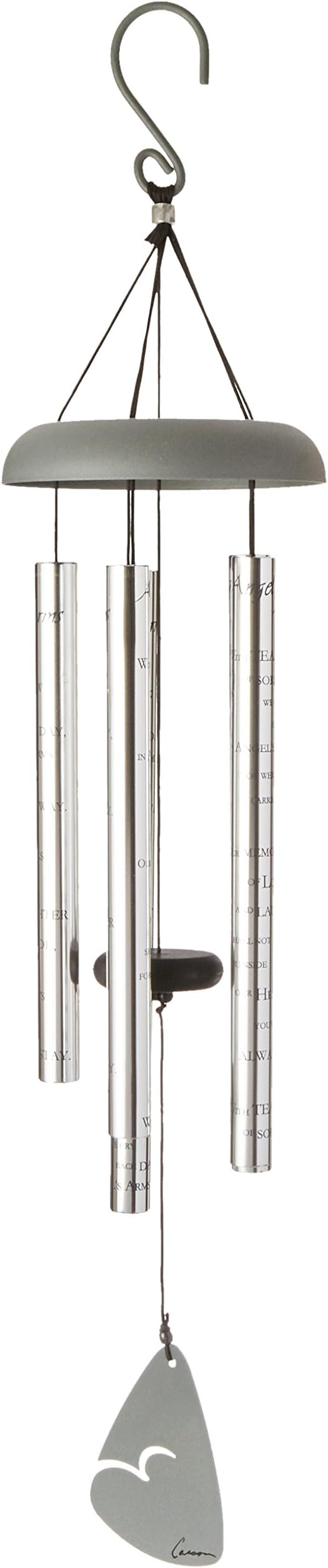 Carson Home Accents Angels Arms Wind Chime, 30Inch