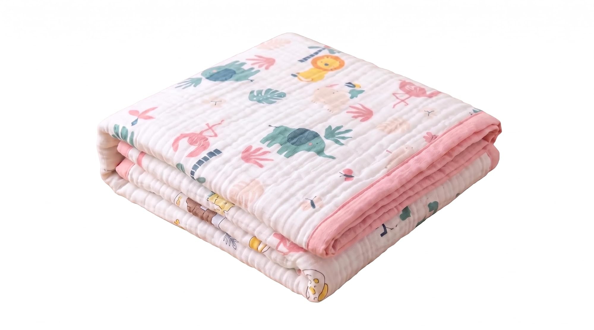 6-Layer Muslin Baby Blanket, Soft Cotton
