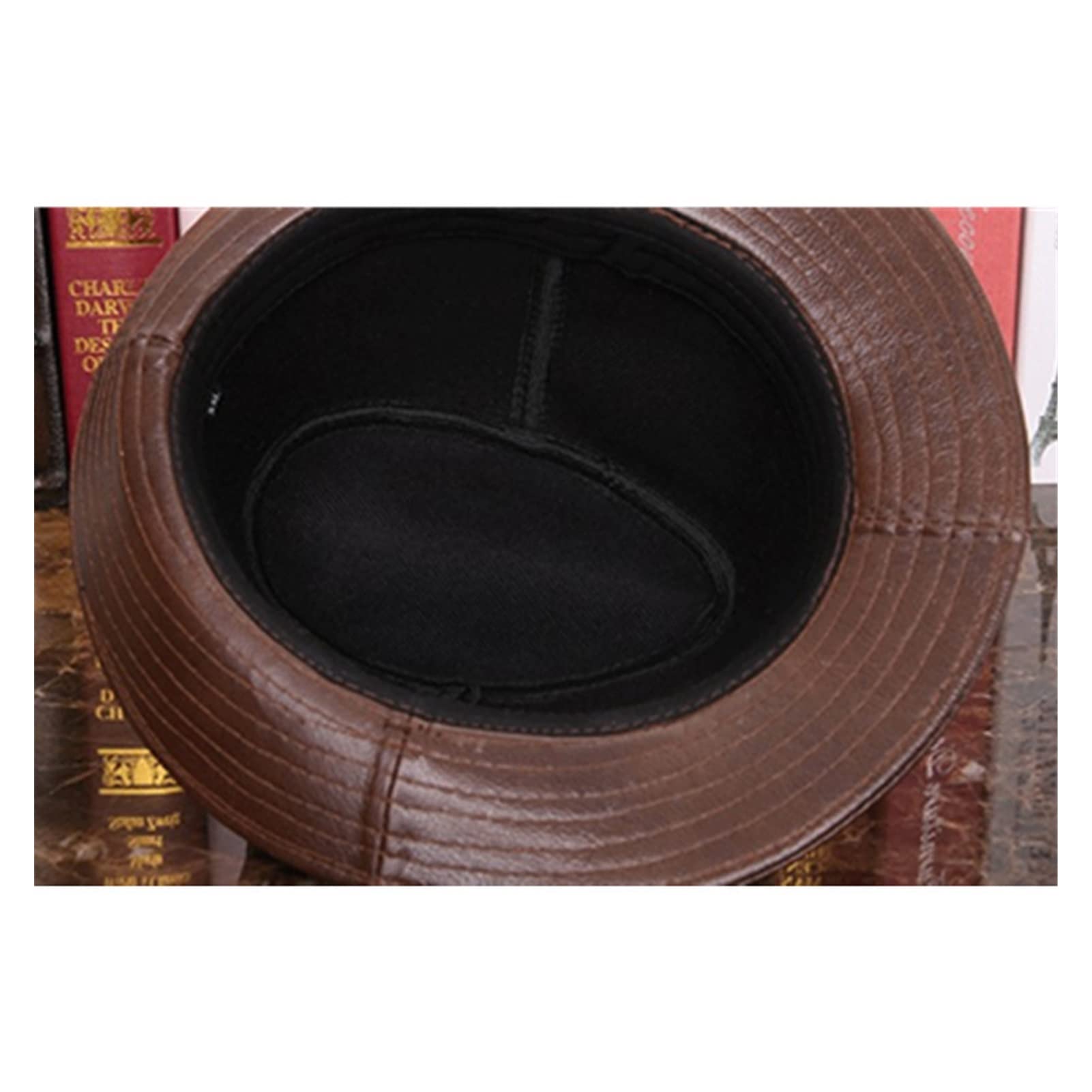 Chapeaux Plats for Hommes, Casquette en Cuir Vintage Unisexe, Casquette Plate Irlandaise, Bonnet de Conduite