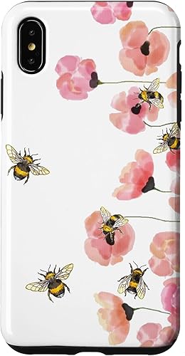 Vista 11 de Bumble bee - Honey Bees. bee Lover. Pink Flower. Gift Case for iPhone 17