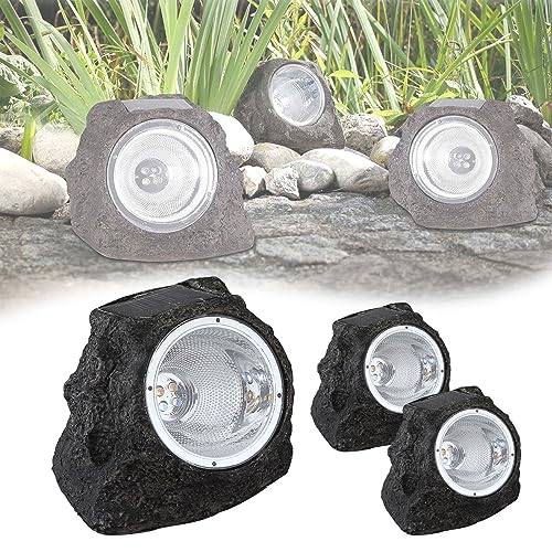 bmf-versand® Solar Bodenleuchten aussen Stein Optik 3 Stück Set inkl Pflegetuch - Solarlampen für außen Garten - Gartenleuchten solar wetterfest - Gartenbeleuchtung Deko Wegelampen IP44 Solar LED bmf-versand® Solar Bodenleuchten aussen Stein Optik 3 Stück Set inkl Pflegetuch - Solarlampen für außen Garten - Gartenleuchten solar wetterfest - Gartenbeleuchtung Deko Wegelampen IP44 Solar LED