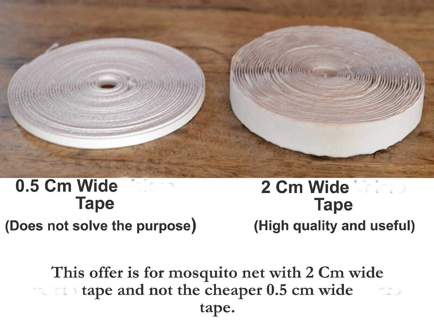 Window Mosquito net with Tape for Home Magnetic for Steel Framed Windows Insect Fly Bug Mesh Screen- 3/3 ft Machardani (90x90 cm) White 1