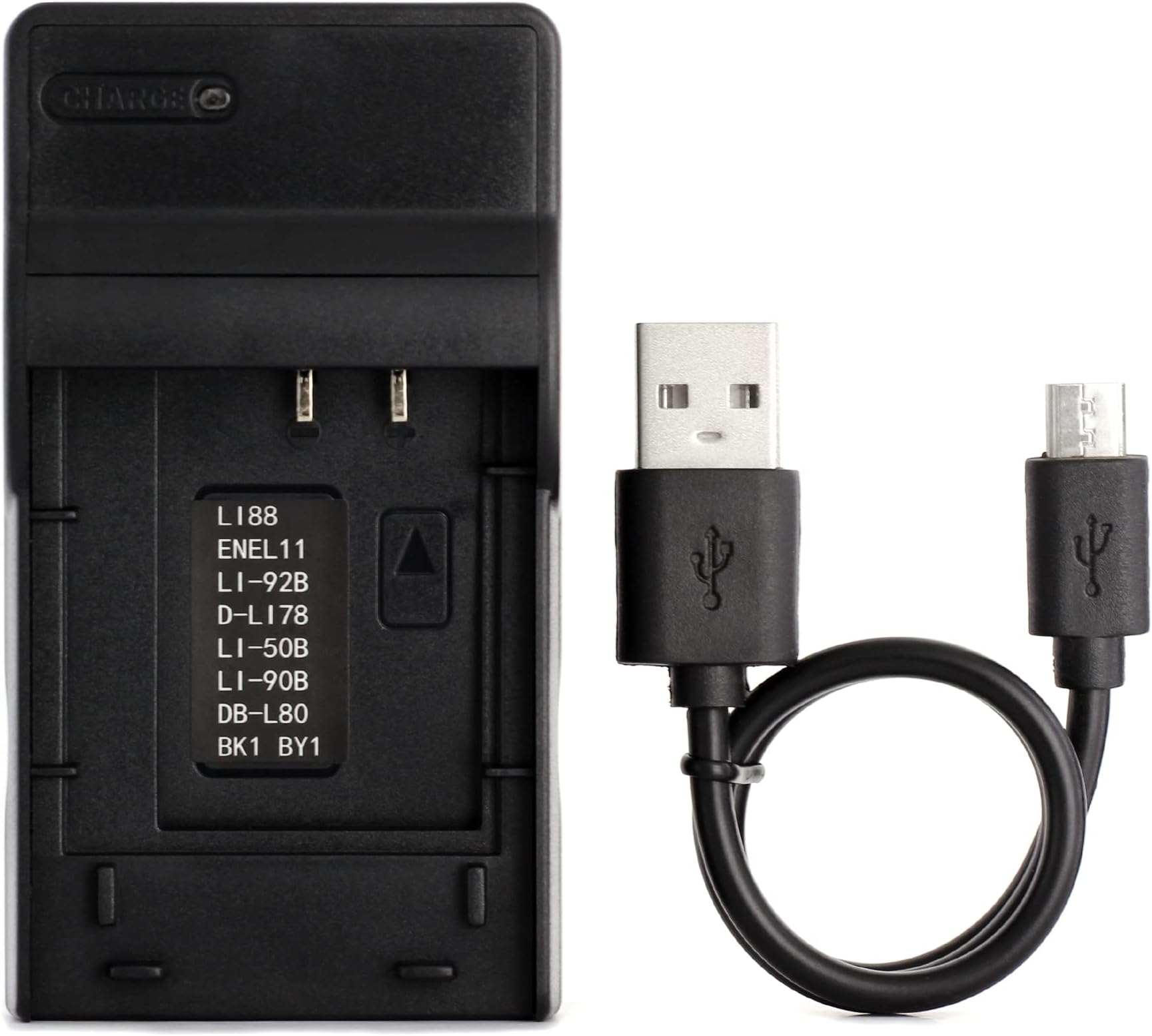 LI-60B USB Charger for Olympus FE-370 Camera and More