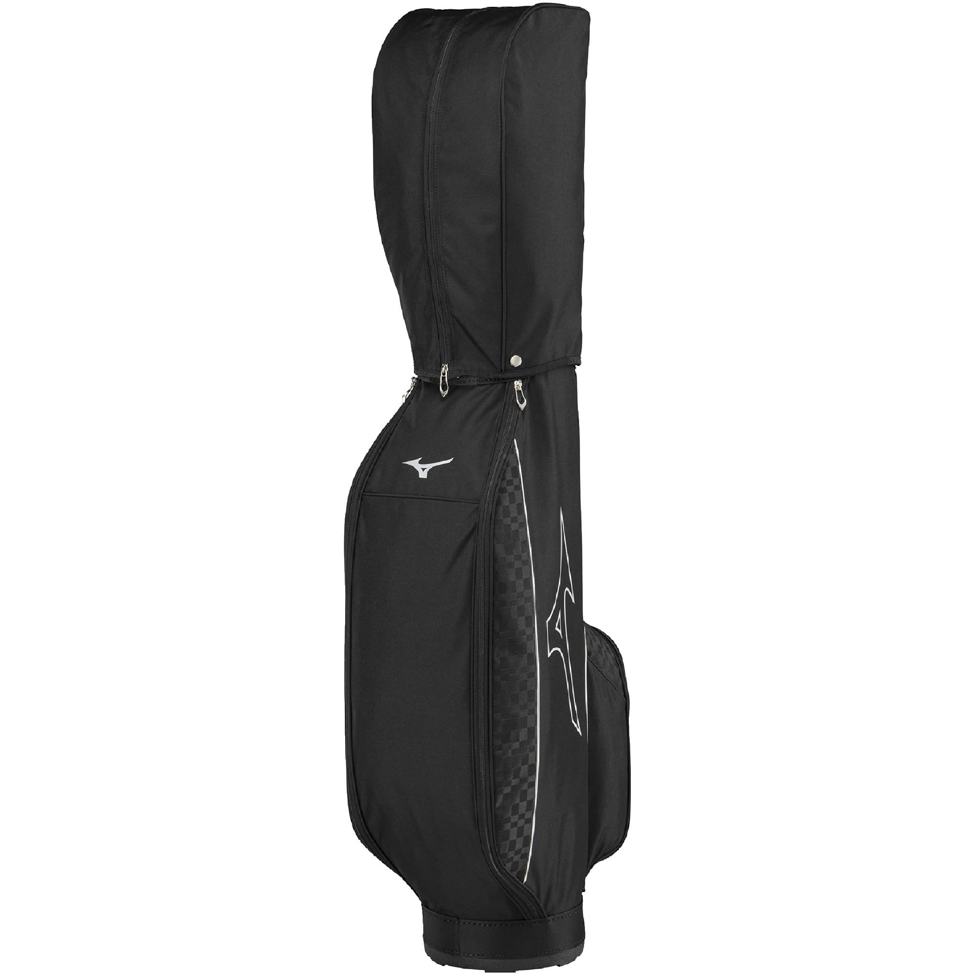 Amazon.co.jp: Mizuno NX.1 Men's Golf Caddy Bag, Ichimatsu/Silver