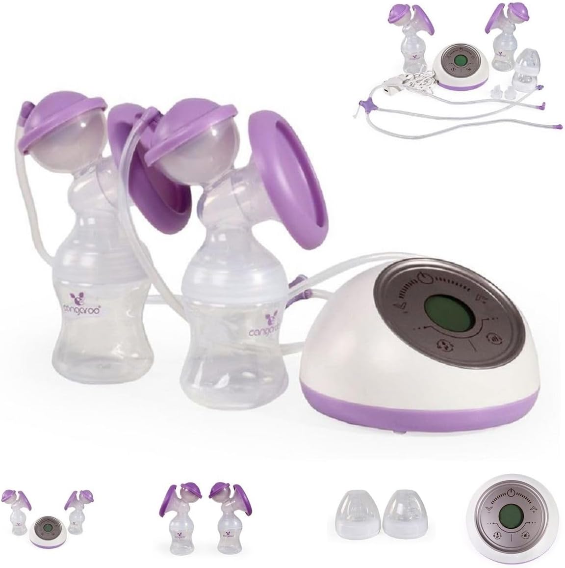 Cangaroo, Elegance Duo XN-D212 Electric Breast Pump, LCD Display, Touch Screen