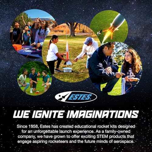 Estes 2291 Pack of 3 Model Rocket Display Stands, Flying-Rocket-Model Holders, Kit Accessories for Ages 10+, Standard Model Size - Image 6