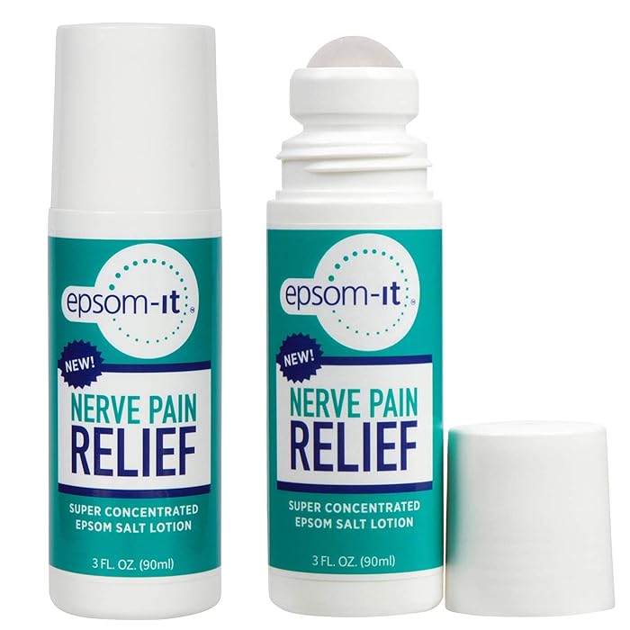 Buy EPSOMIT NERVE PAIN RELIEF SuperConcentrated RollOn Magnesium Sulfate Cream Fortified with