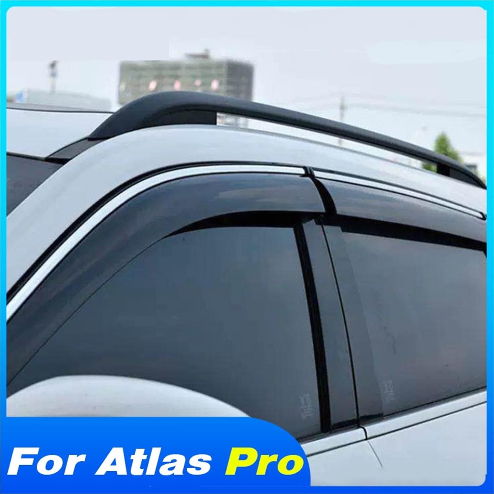 Osłona przeciwdeszczowa na szybę samochodową, osłona zewnętrzna, dekoracja pasująca do Geely Atlas Pro Azkarra Belgee X70 2023 osłona