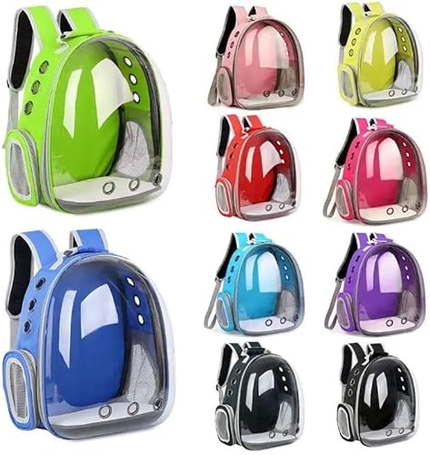 Bolsa Mochila Pet Visão Panorâmica Astronauta Cachorro Gato Passeio Animal De Estimação PortátL, Imp