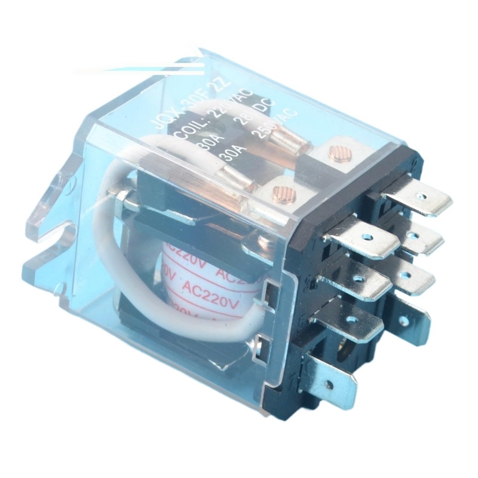 DSZUJTYROP 30A Power Relay JQX-30F 2Z Intermediate 8pin DC12V AC220V(AC220V)