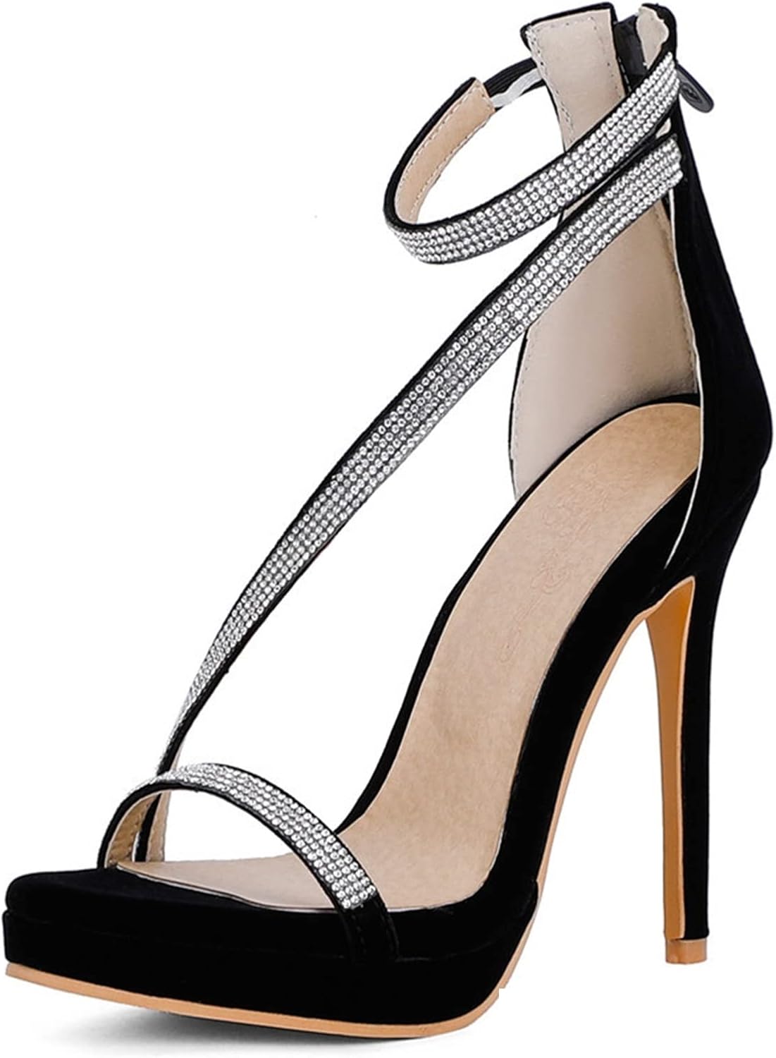 SKYRRA Women’s Heels Women High Heels Party Sandals Woman High Heel Shoes Small Plus Size