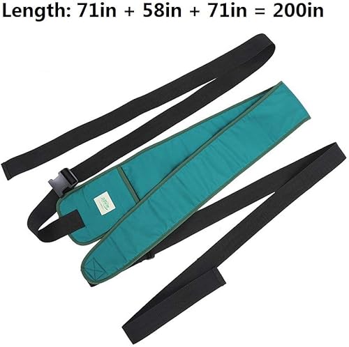 Miniatura 2 de Correa de sujeción de cama de 200 pulgadas Cinturón de cintura anticaídas para ancianos, pacientes ajustables de retención de cama de hospital