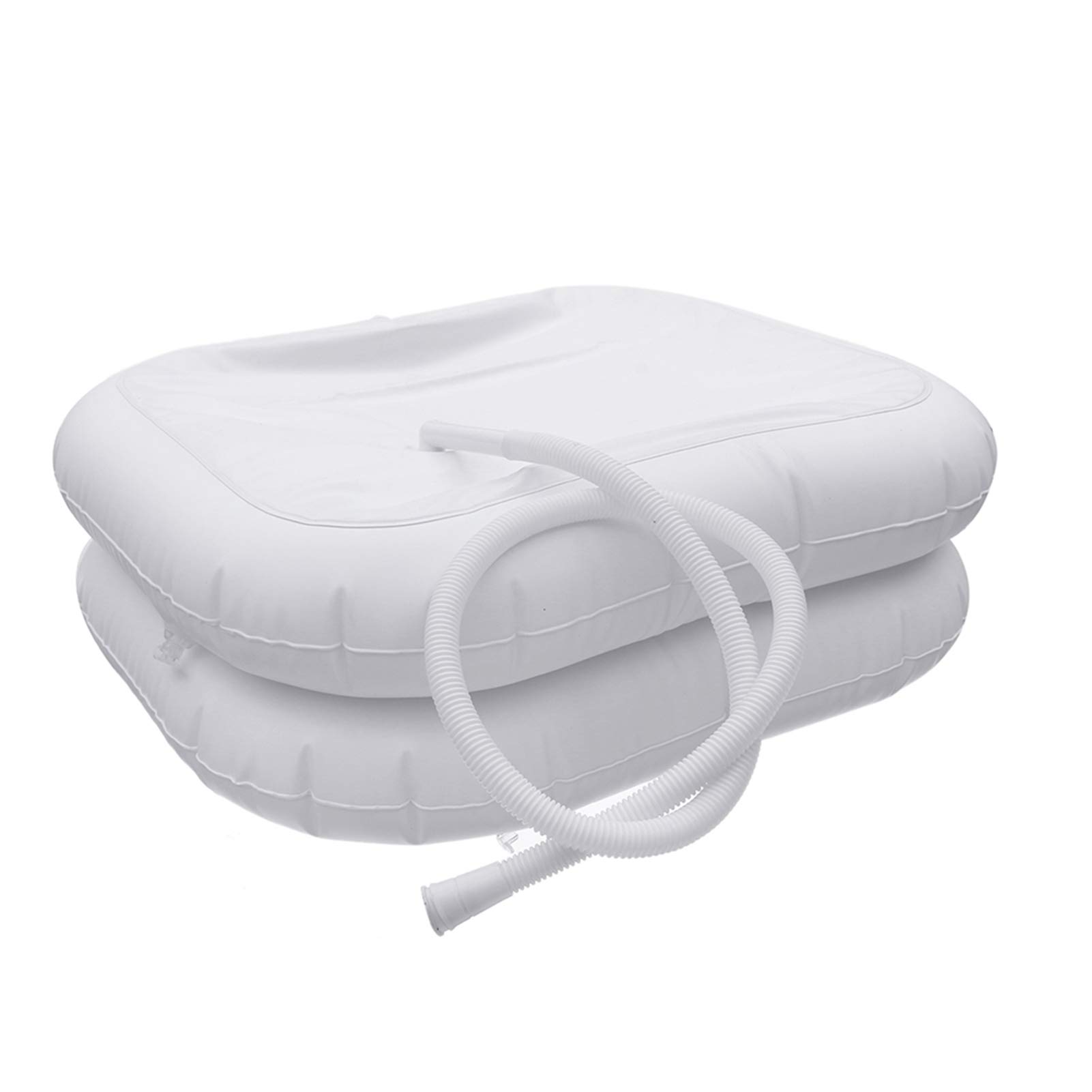 Inflable Lavabos de Peluquería Lavacabezas Portátil Tina con Almohada Portátil Cabello Inflable Tazón de lavado para Ancianos, Discapacitado, Postrado en cama y Minusválido