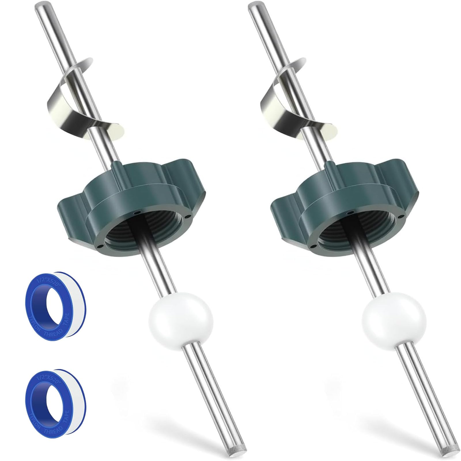 Photo 1 of 2 Pack Bathroom Sink Ball/Pivot Rod Sink Stopper Replacement Kits,Compatible with Price Pfister, PS2673 PS469 PSB327, Chrome Metal Bathroom Sink Repair Parts
