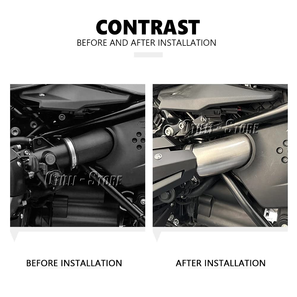 Neu für BMW R NINE T R9T Urban Pure Scrambler Motorrad Exhaus Edelstahl Lufteinlass Schutzabdeckung Guard R nineT r9t