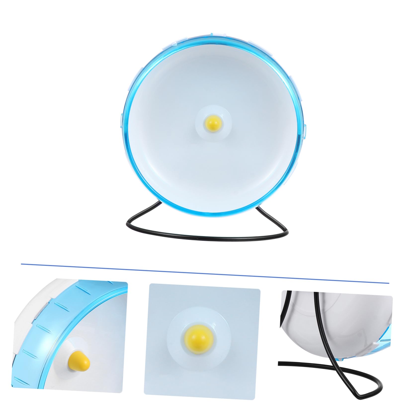 Hamsterlaufrad Leises Laufrad für Kleintiere, Blau