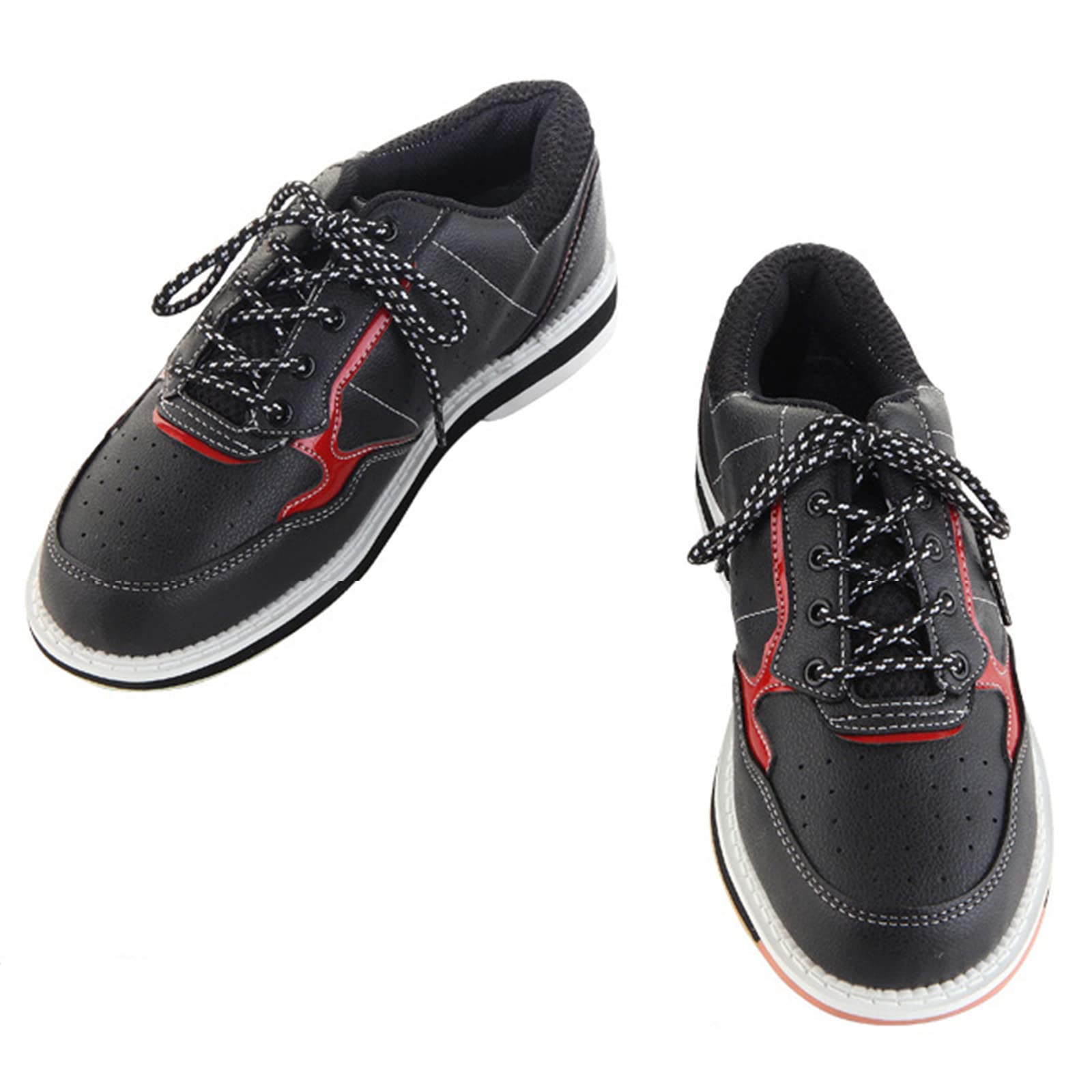 Herren Bowling Schuhe Bowling-Schuhe Mit Schnürsenkeln Leicht Verschleißfest Und rutschfest