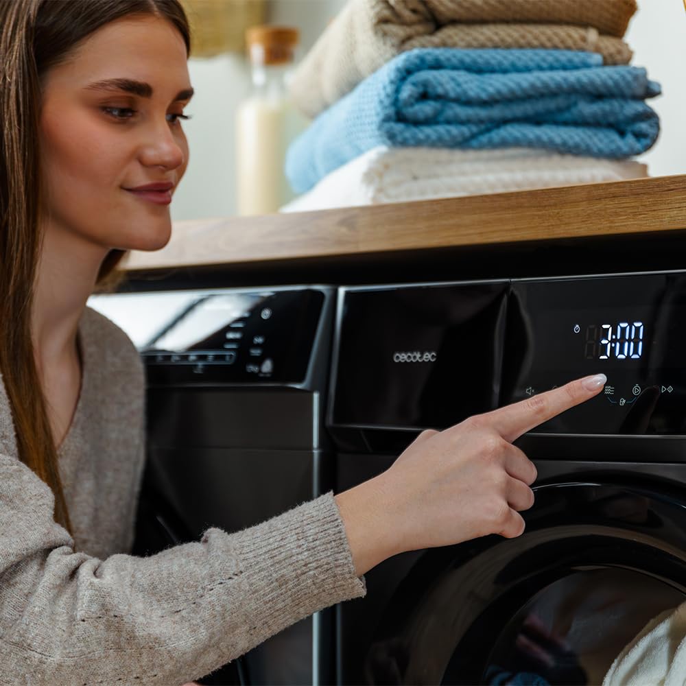 Cecotec Sèche-linge Pompe à Chaleur 8 kg Bolero Dresscode Dry 8330 Steel 15 programmes Classe E Inox