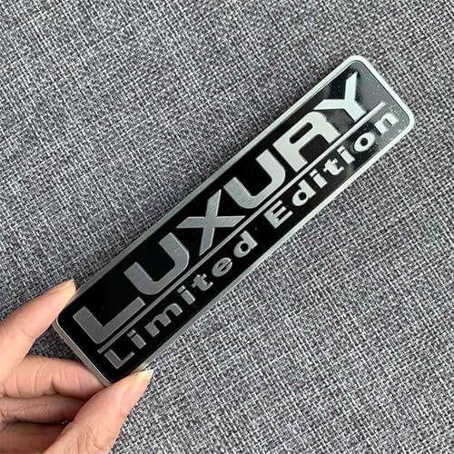 Image of 4-Pack car Sticker, Limited Edition Badge Metal Stickers for Car Bumper /Fender /Body /Rear /Side Suitable for Most Cars, Motorcycles or Doors, Walls, laptops and Tool Boxes, Aluminum Alloy Material