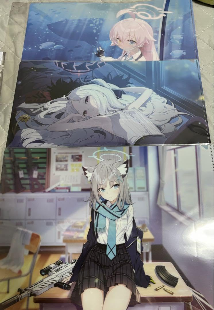 Amazon.co.jp: ブルアカ シロコ ホシノ ヒナ クリアファイル 公式正規