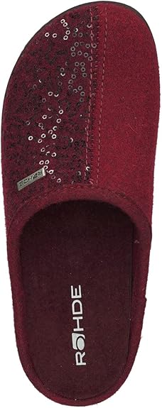 Rohde 2309 pantoffels dames, grootte:39, kleur:Grijs Rohde 2309 pantoffels dames, grootte:39, kleur:Grijs
