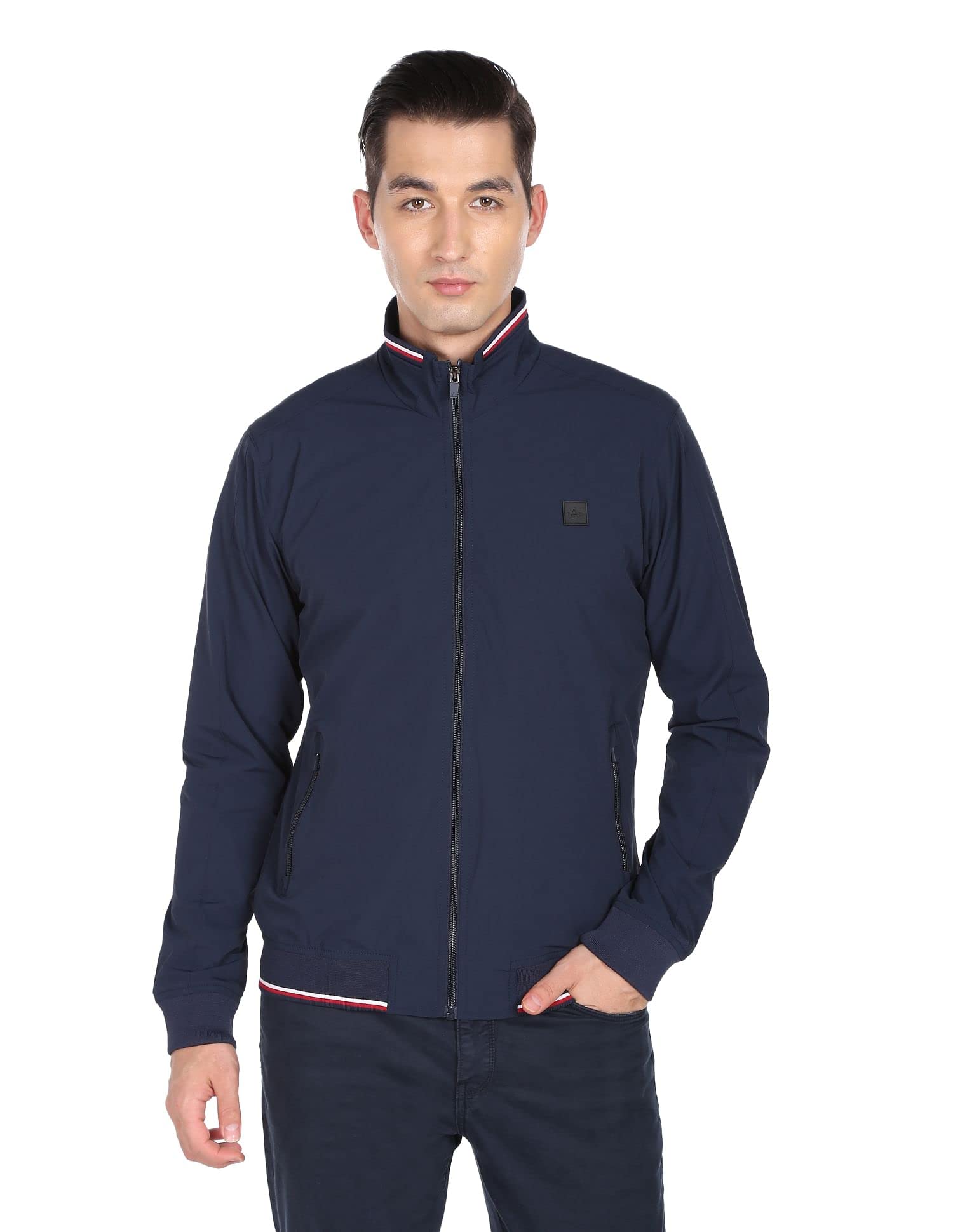 arrow Men's Polyester Regular Jacket (ASAEJK4786_Olive_Medium)-picture-35
