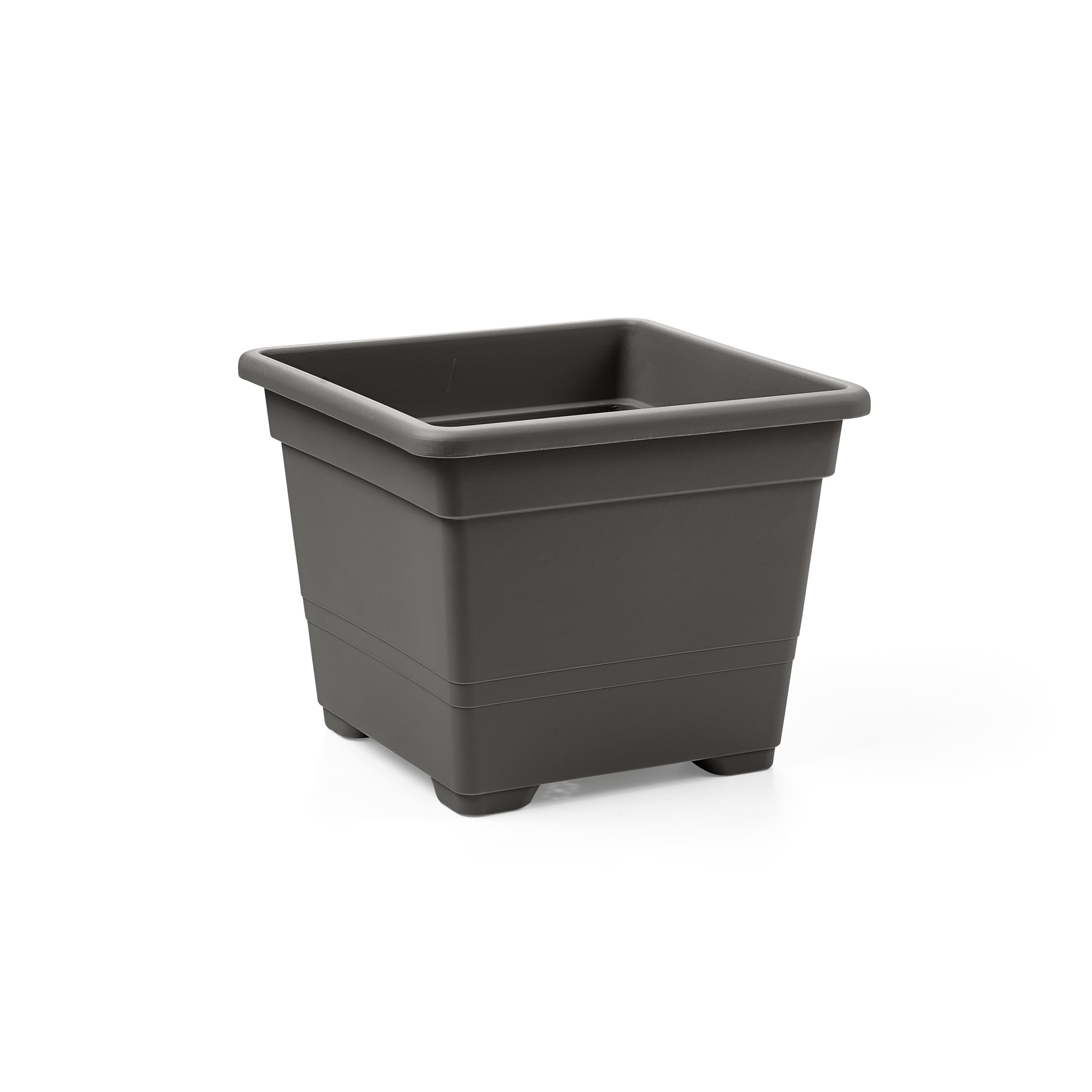 blumenkasten 32 cm B-Ware Upyard Pflanzkasten Blumenkasten Modernbox Holz Schwarz Garten