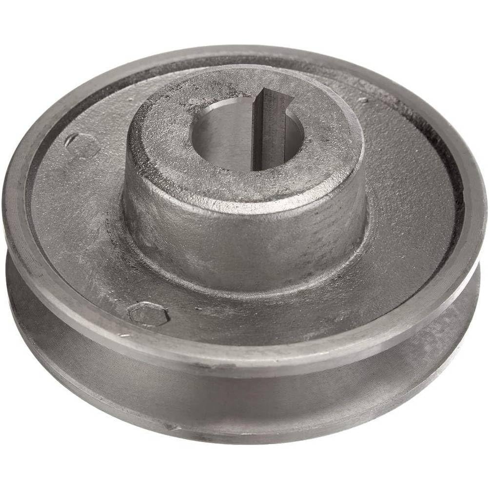 Polea D.80 mm Eje 19 mm monogarganta para motores térmicos y maquinaria agrícola