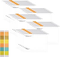 Vista 8 de 15 carpetas de archivos de polipropileno negro tamaño carta con pestañas e insertos para organizar archivos voluminosos, gráficos médicos