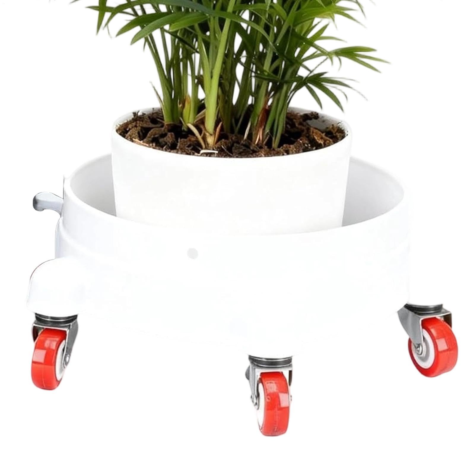 Wózek na wiadro, wózek obrotowy 360 stopni, podstawa na kółkach 28 cm, na wiadro 18,9 l, do domu, wnętrz, akademika, mieszkania, kuchni, pracy, szkoły, mycia samochodów, ogrodu, garażu