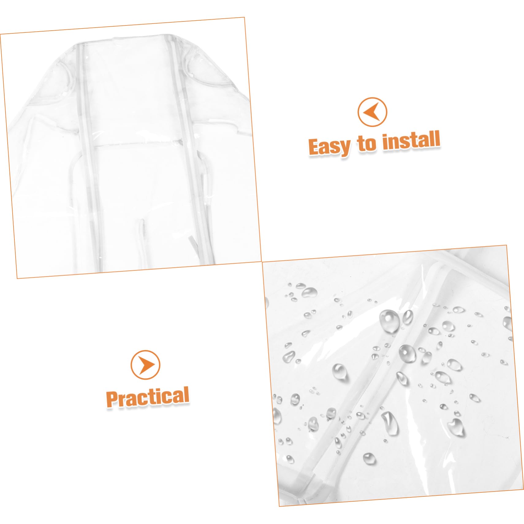 HAPINARY Stroller Rain Wind Cover Baby Stroller Rain Cover Cart Windproof Cover Stroller