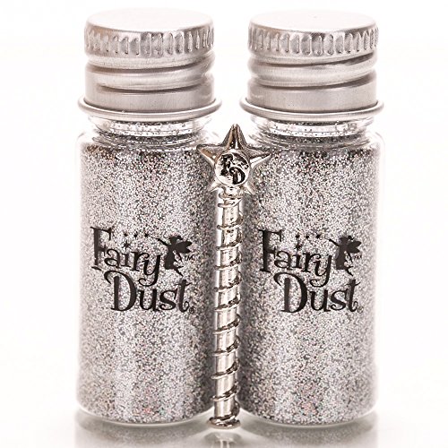 Fairy Dust Magic Vials of Fairy Dust and Magic Wand Set | Authentic from The Land of Sorralia | Silvery Moonbeam | 2 Pack