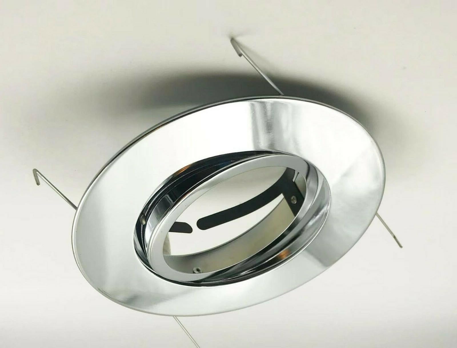 5 Inches Recessed Can Light,Use Par30 Bulb, Adjustable Gimbal Trim,Chrome Finish, 5004CH
