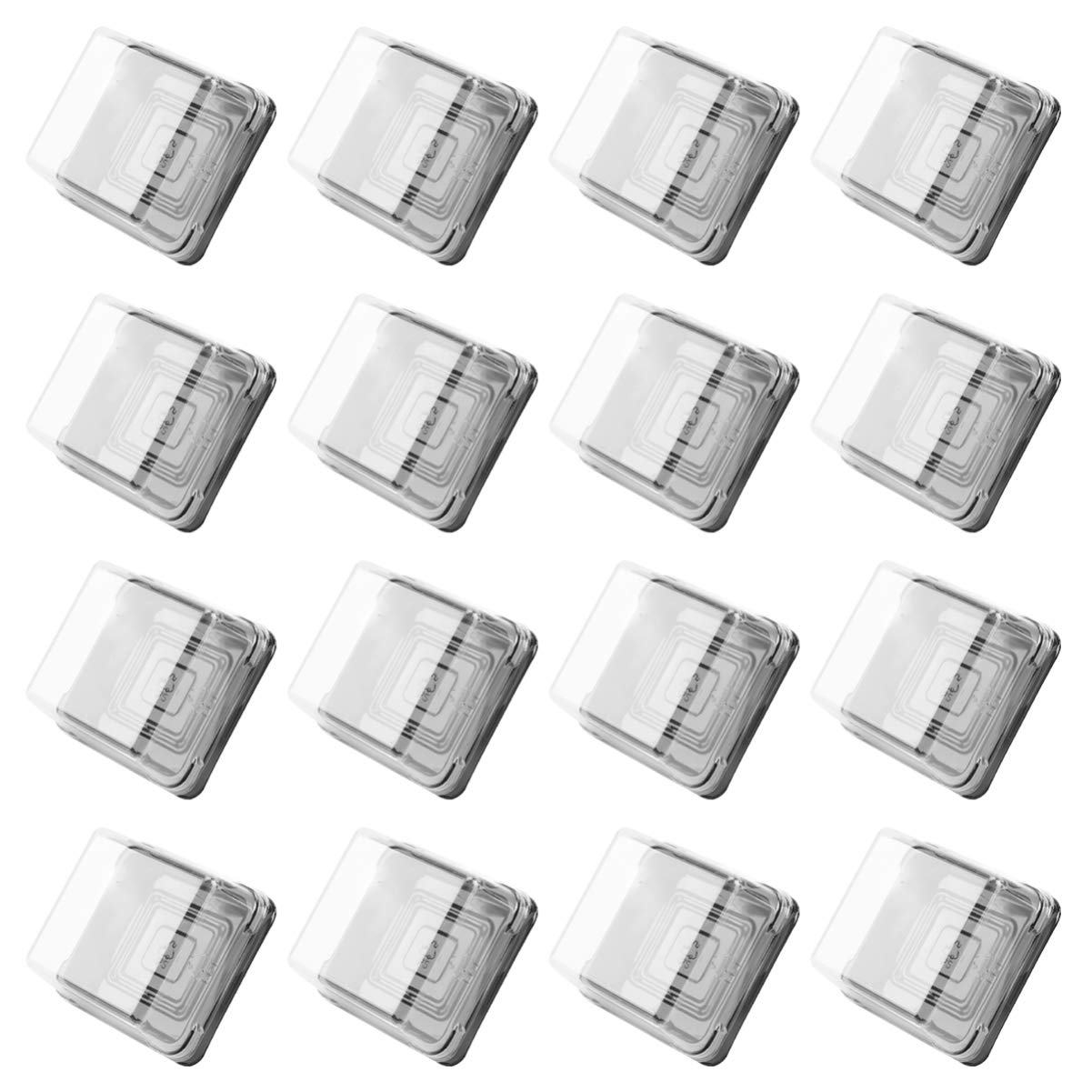 DOITOOL 100pcs Pastry Boxes for Biscuits Cake Wrapping Box Food Containers Dessert Carrier Lightweight and Oil-proof