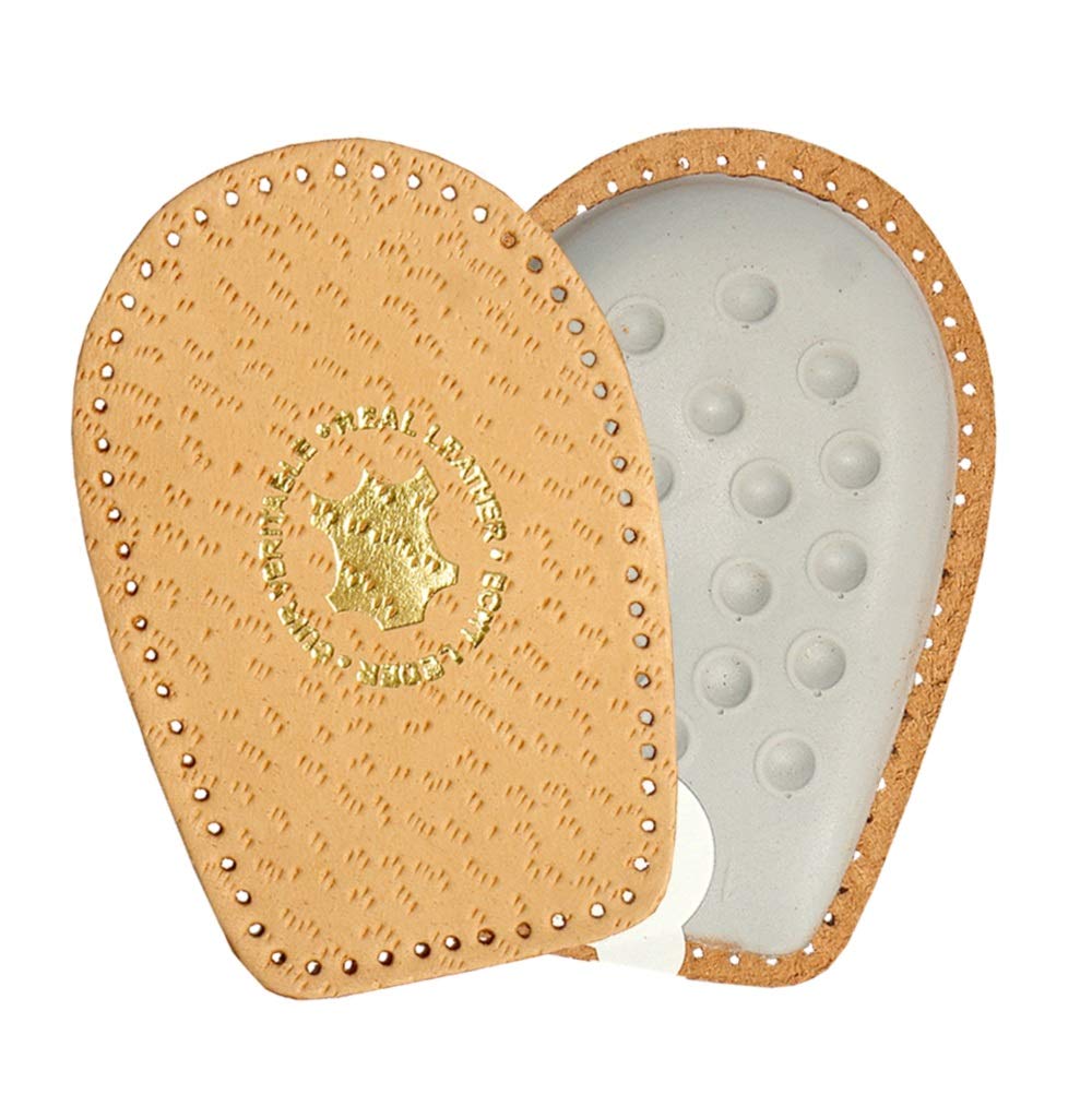 Kaps Airflex Leather Heel Support Pad Cup with Foam Cushion Orthotic Shoe Insoles Inserts Men 7-10 US 41-43