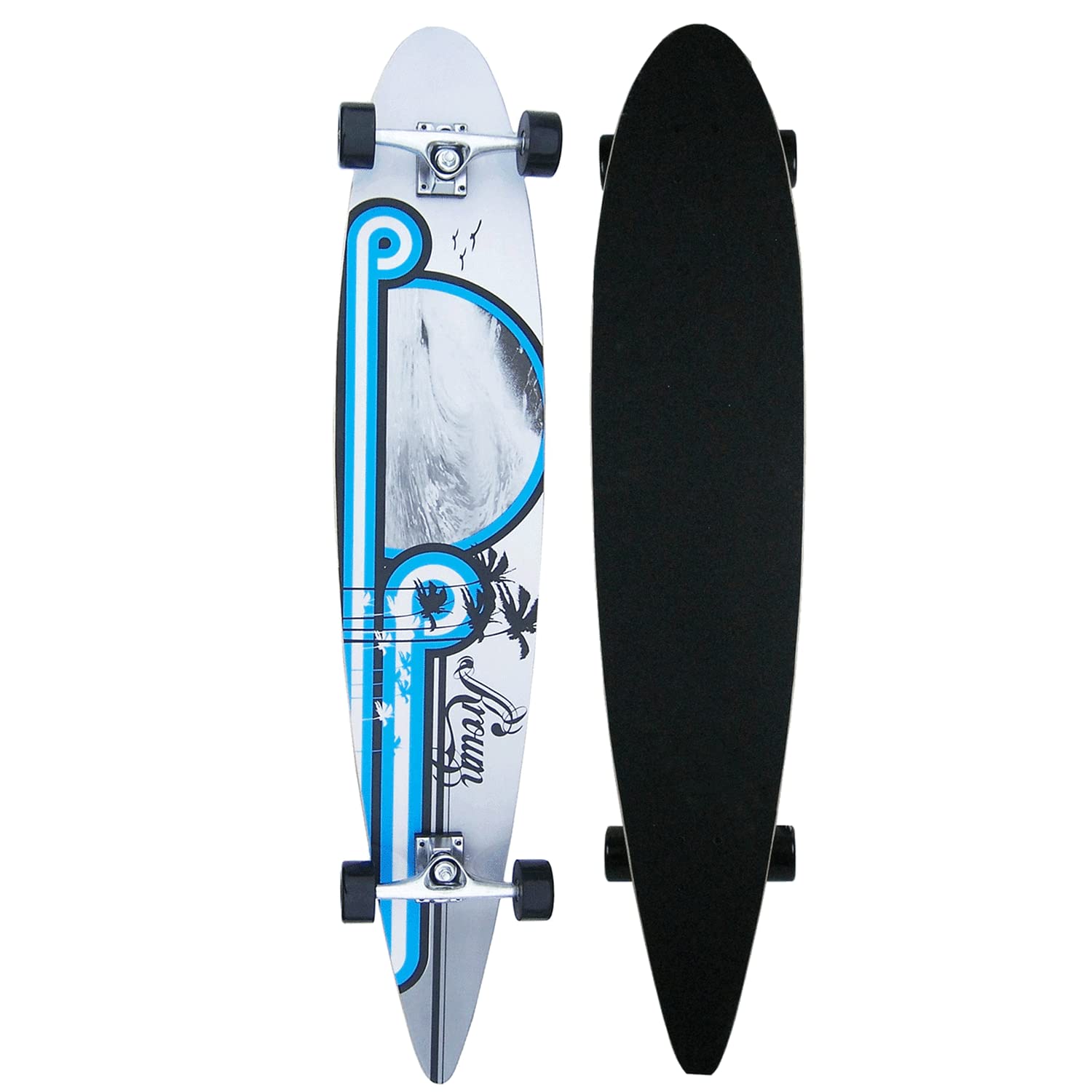 KROWN Longboards Disco Wave City SURF Longboard Pintail