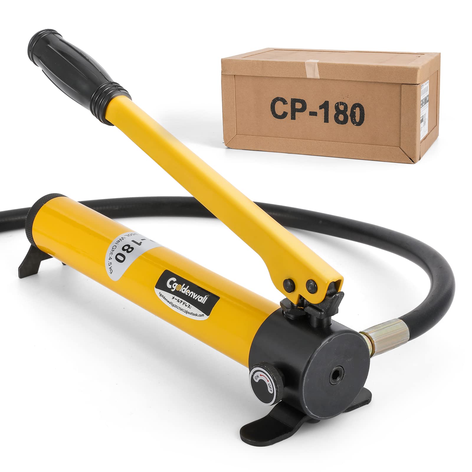 Amazon.co.jp: CGOLDENWALL 350ccハンドポンプ 70Mpa手動式油圧ポンプ  