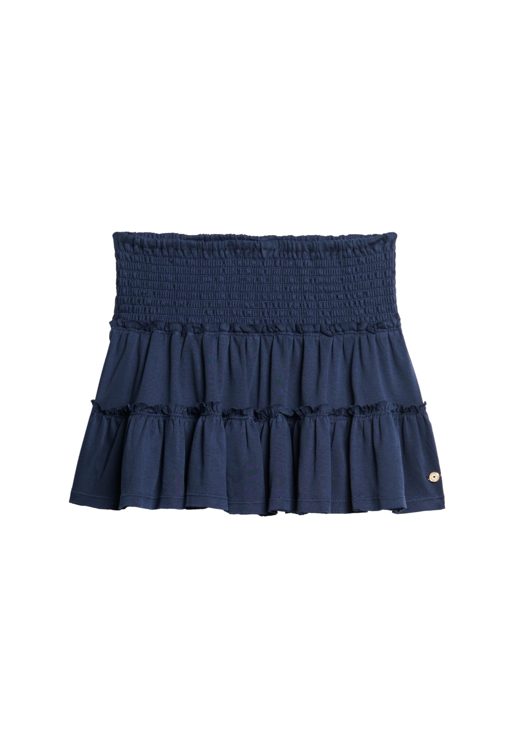 Superdry Women's Bold Navy Tiered Jersey Mini Skirt, 16