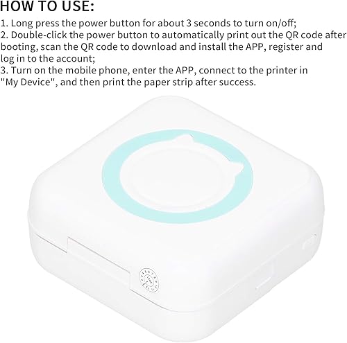 Miniatura 4 de Mini impresora térmica portátil impresora de papel de recibo de notas de bolsillo inalámbrica con cable de papel para Android iOS Windows para