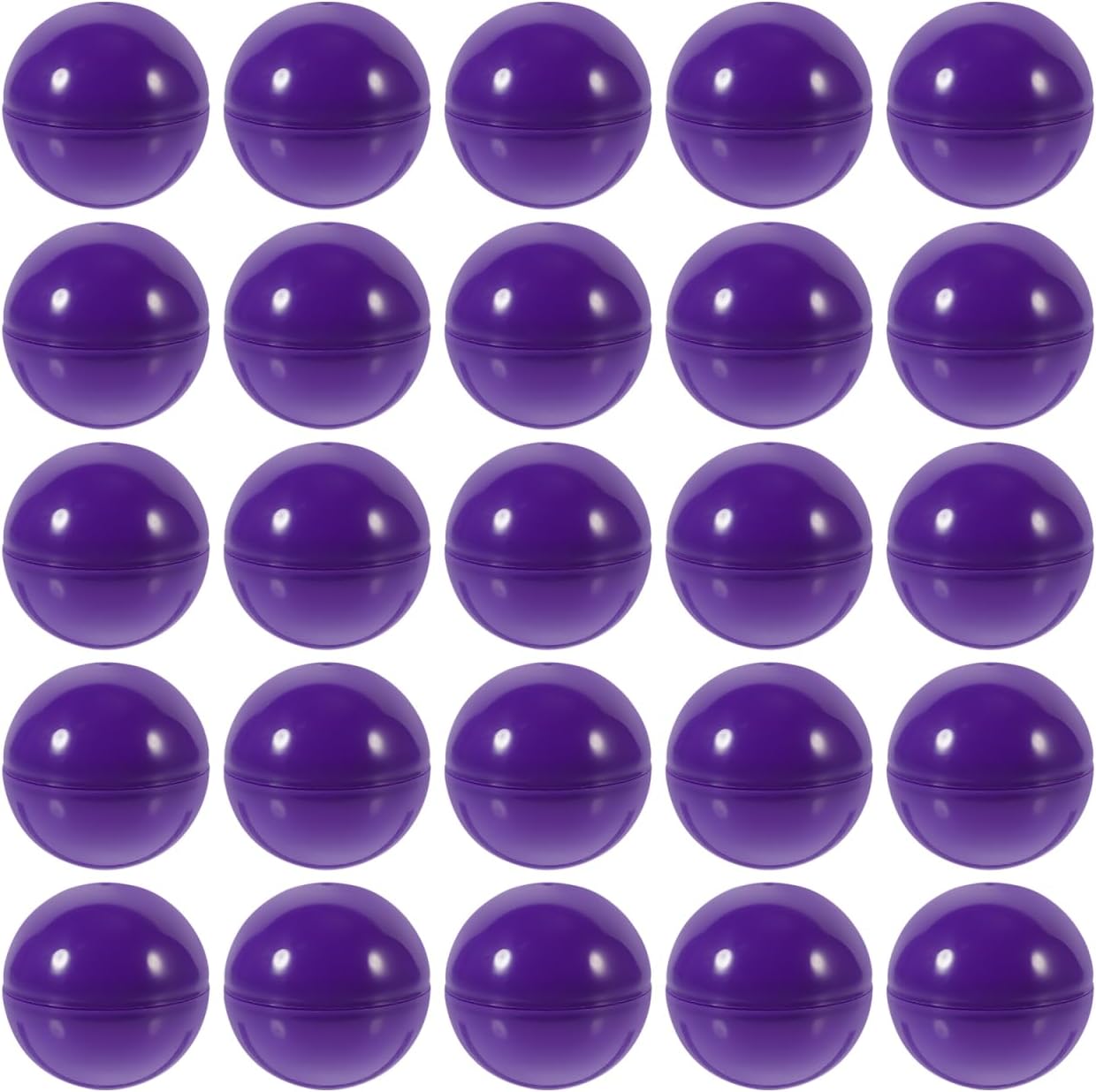50pcs Fillable Vending Machine Capsules Ball Bauble Openable Plastic Grab Balls Prizes Containers 40mm/1.57in B, 4.00X4.00X4.00CM, Purple, LK42226Q19MK6GJ
