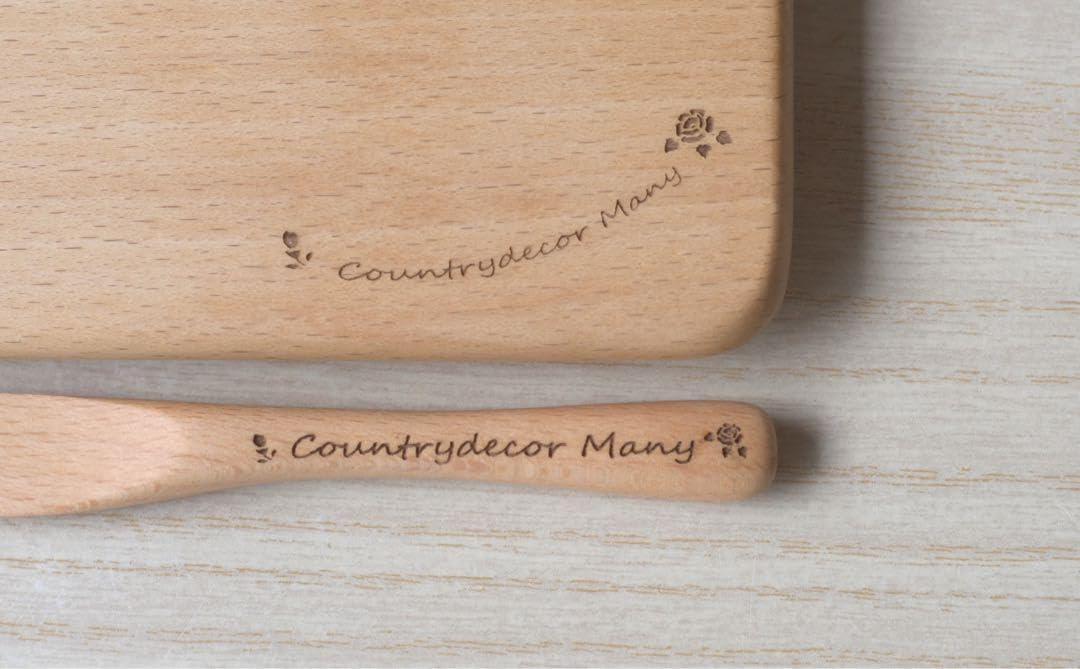 マニーローズ ウッド バターケース&バターナイフ 木製マニー】Wood