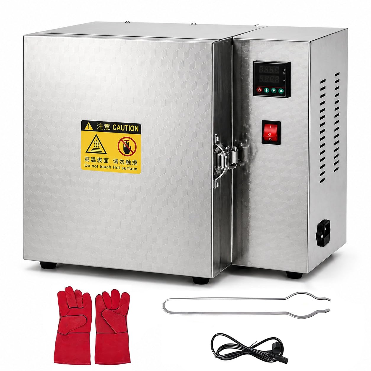 Piec muflowy 1500W, 800°C, cyfrowe sterowanie PID