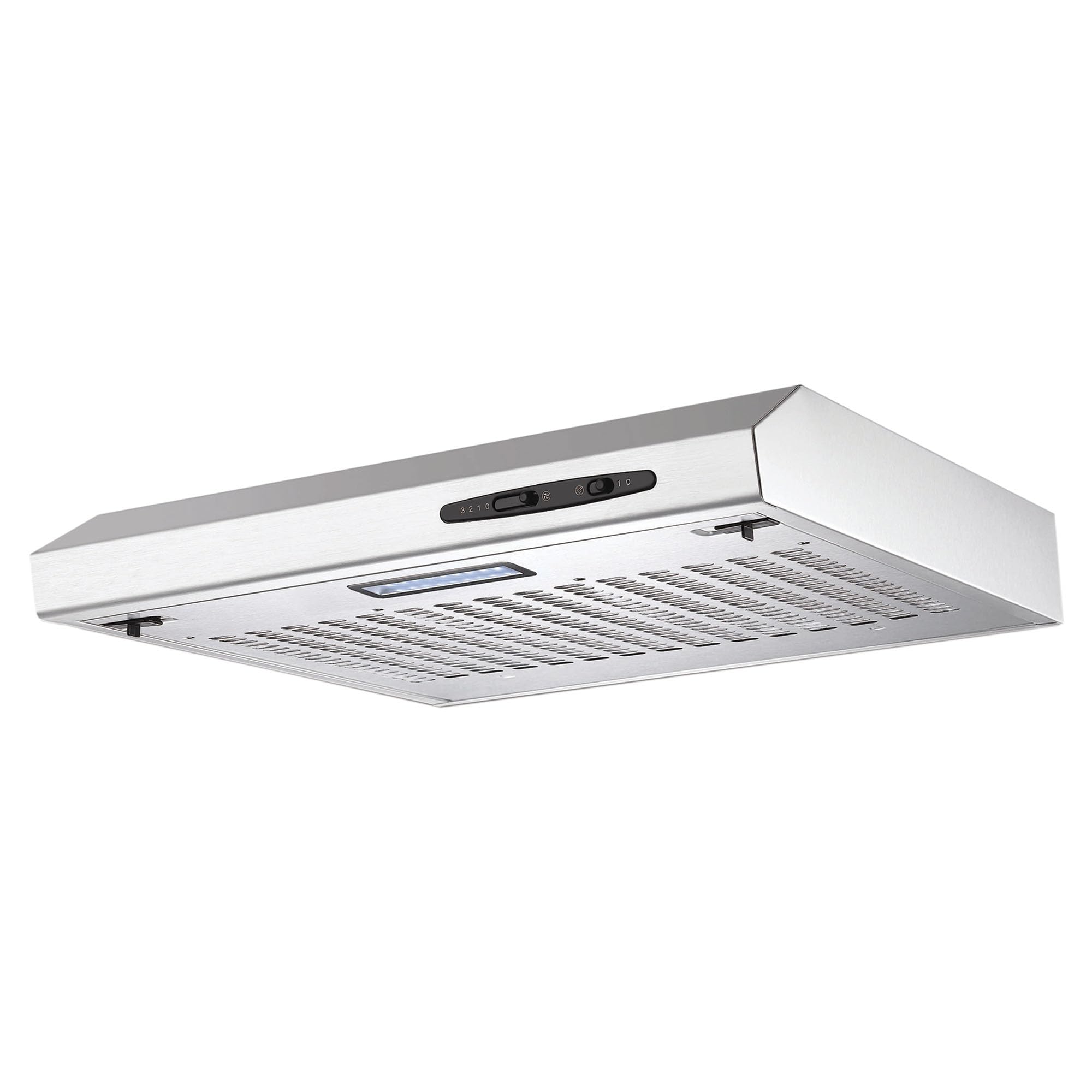 Igenix 60cm Visor Cooker Hood 72W, Energy Rating B, 212 m³/h Extraction, 3 Speeds, LED Light, Under Cabinet Kitchen Extractor Fan (Stainless Steel) - 2