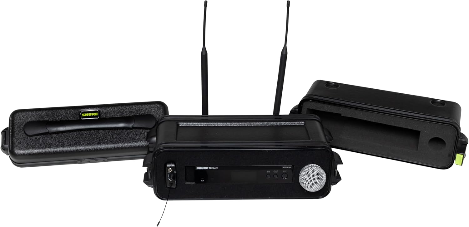 Shure by Gator Solution Series Molded ATA Case for a Single Wireless Mic System; (SH-WSYS-CASE)