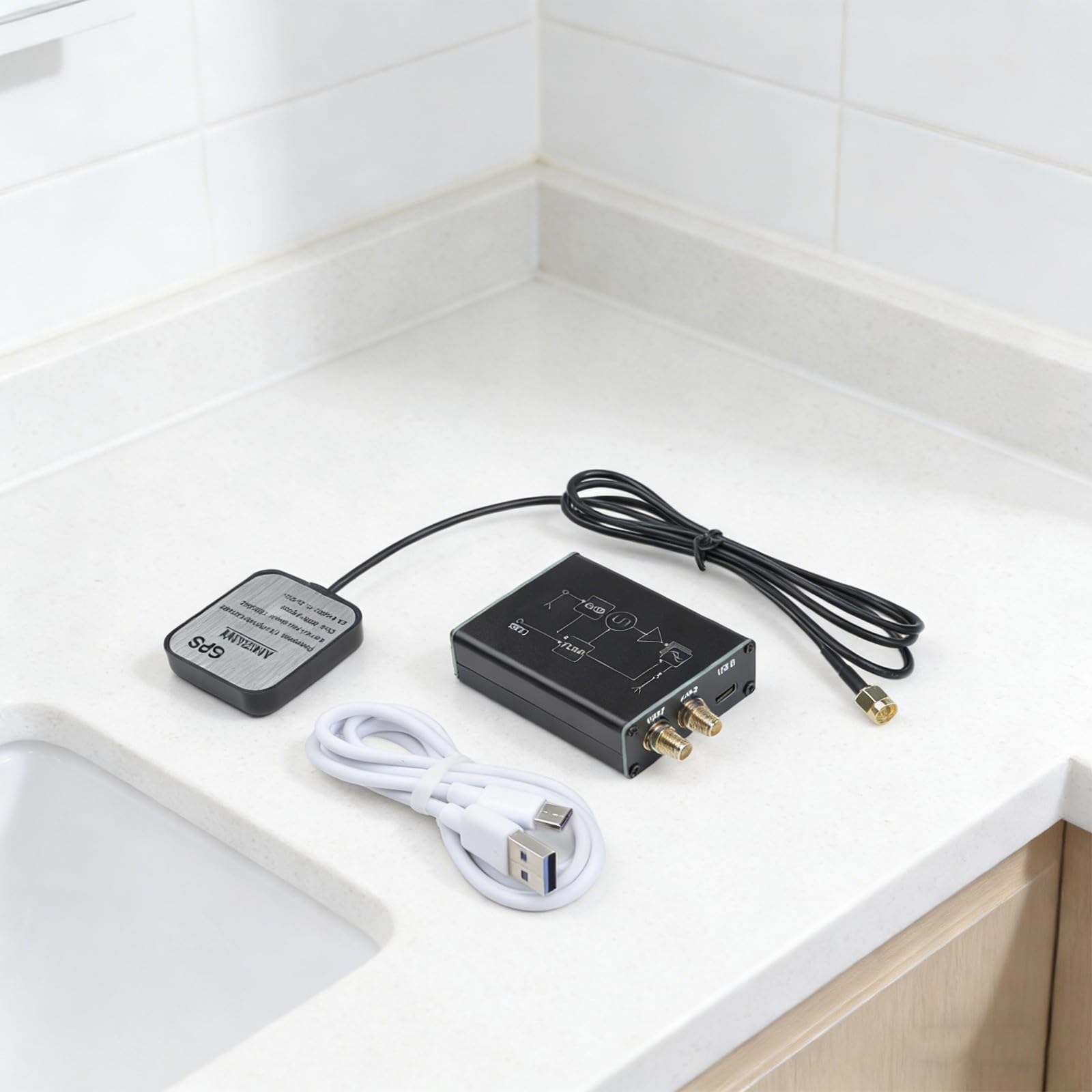 Transmisor SI5351 WSPR con TCXO y GPS para posicionamiento automático QTH, potencia de salida de 23 dBm, rango de frecuencia de 1-30 MHz, conector SMA, alimentación USB 5 V (WSPR BEACON beacon)
