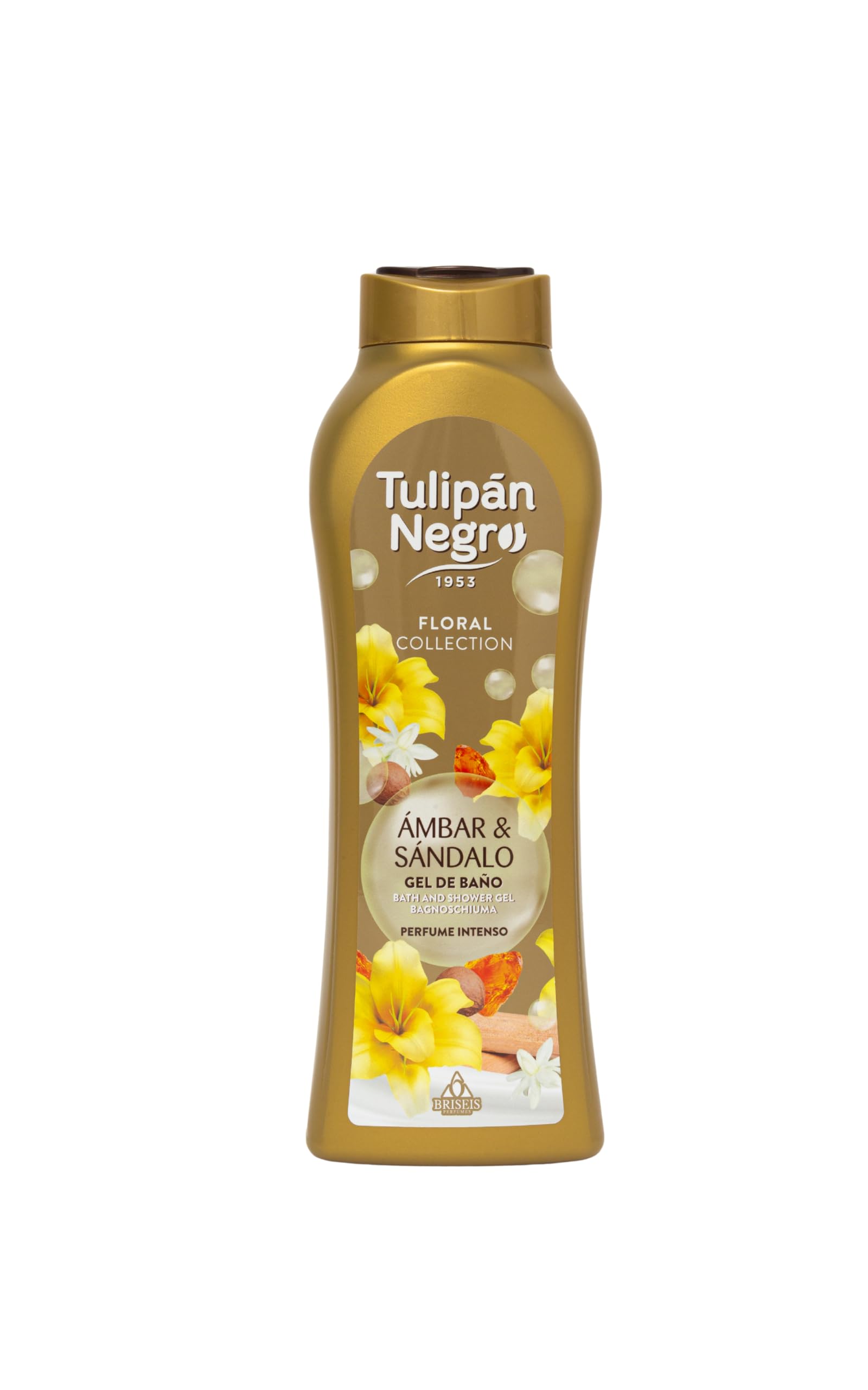 Tulipán Negro - Gel de Baño Bergamota & Cedro, Gel de Ducha Hidratante con Fragancia Floral Fresca y Duradera, 650 ml — view 3