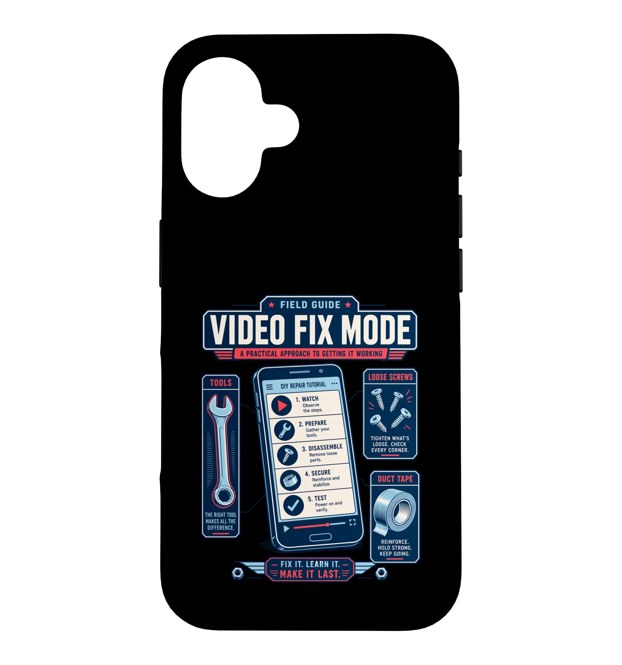Video Fix Mode Repair Guide Case for iPhone 16