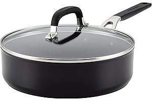 KitchenAid Nonstick 3-Quart Saute Pan with Lid