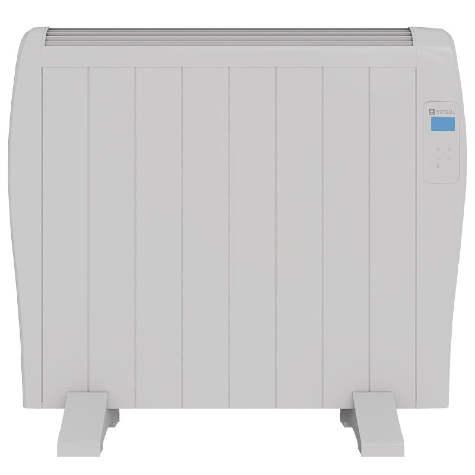 REALWARM 1200 WiFi Emisor Térmico 1200W con Control WiFi y App, Radiador Eléctrico de Aluminio con Programación Semanal 24/7, Pantalla LCD, Montaje en Pared o Suelo