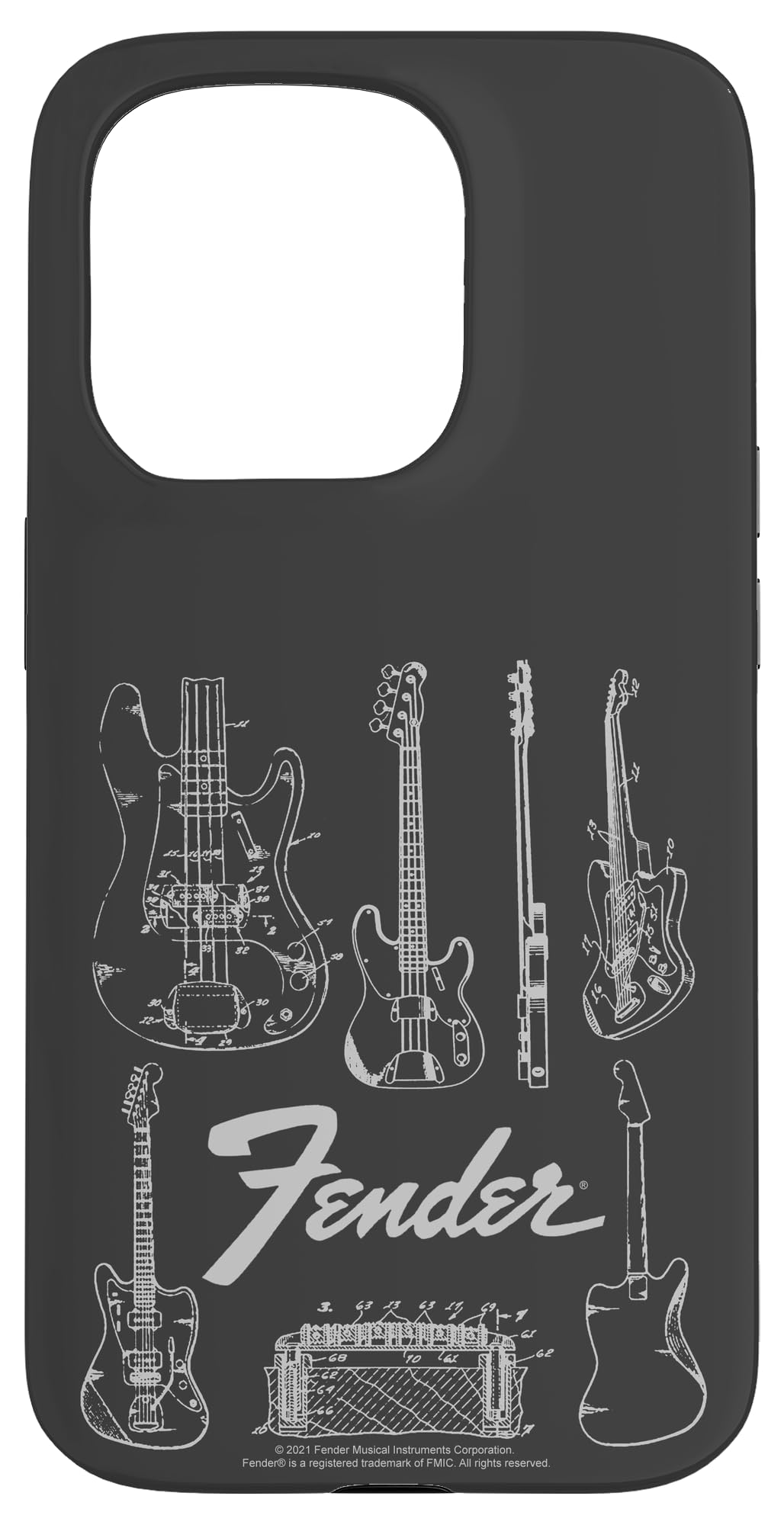 ギター iPhone case for 15pro Es335 Amazon.com: Fender Guitars Line Art Case for iPhone 15 Pro : Cell